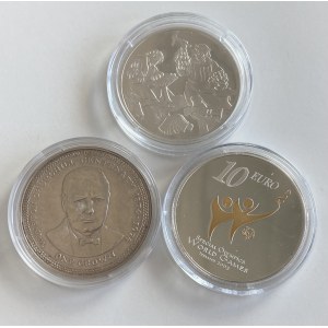 Lot of coins: Ireland, Isle of Man, Austria (3)