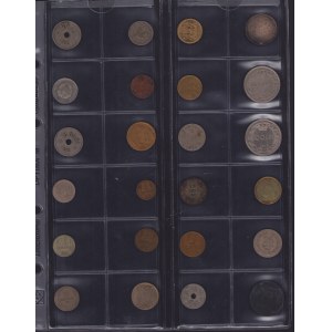 Lot of coins: Romania, Estonia, Bulgaria (24)
