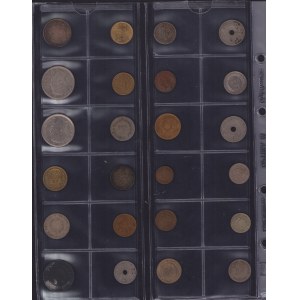 Lot of coins: Romania, Estonia, Bulgaria (24)