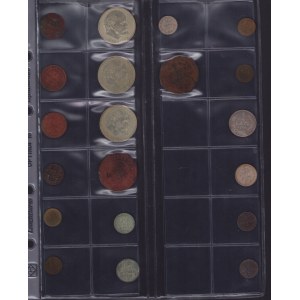 Lot of coins: Russia, USSR, Finland, Latvia (20)