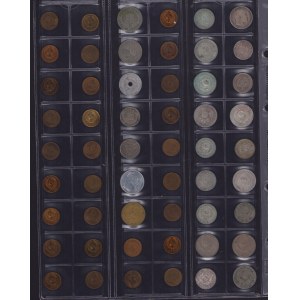 Lot of coins: Russia USSR, Italy, Cuba, Nigeria, India (54)