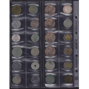 Lot of coins: Russia USSR, Italy, Austria, Vatican, Sweden, Nigeria, Denamrk, Camerun, Germany, Belgium, Bulgaria, Czech