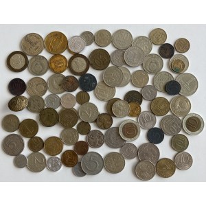 Lot of coins: Russia, USSR, Poland, Malaysa, Canada, Germany etc (186)