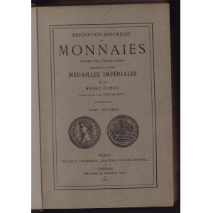 Desciption historique des monnaies frappees sous l'empire romain communement applees Medailles Imperiales - Part 8. 1892