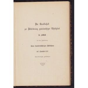Geschichte der freien und Hansestadt Lübeck, 1889