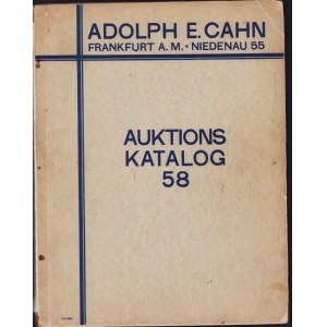 Versteigerungs - Katalog Nr. 58, 1927