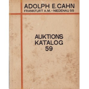 Auktions Katalog Nr. 59, 1928