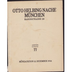 Auktions-Katalog 77 - Münzen und Medaillen aller Länder und Zeiten, 1934