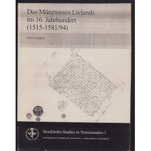 Das Münzwesen Livlands im 16. Jahrhundert (1515-1581/94), 1995