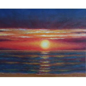 Małgorzata Matwin, Zachód słońca nad morzem VII,2022