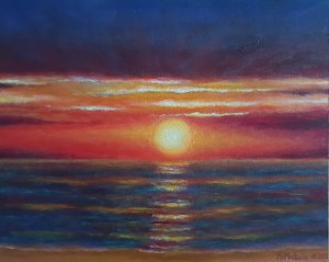 Małgorzata Matwin, Zachód słońca nad morzem VII,2022