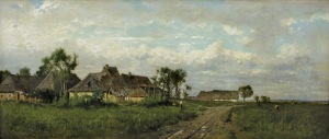 Malecki Władysław Aleksander, KRAJOBRAZ SPOD KRAKOWA, 1873