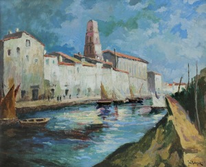 Rubczak Jan,  NAD KANAŁEM W MARTIGUES, OK. 1920