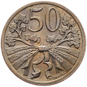 Czechoslovakia, 50 Haler 1922