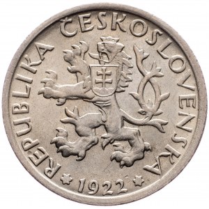 Czechoslovakia, 1 Koruna 1922