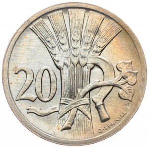 Czechoslovakia, 20 Haler 1924