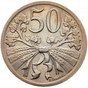 Czechoslovakia, 50 Haler 1924
