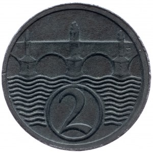 Czechoslovakia, 2 Haler 1925