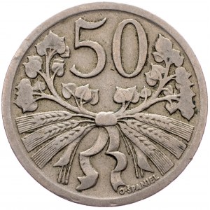 Czechoslovakia, 50 Haler 1926