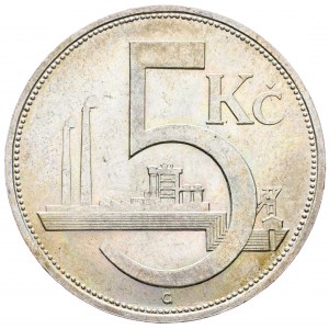 Czechoslovakia, 5 Koruna 1929