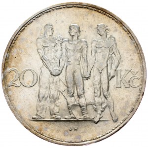 Czechoslovakia, 20 Koruna 1933