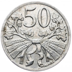 Czechoslovakia, 50 Haler 1953
