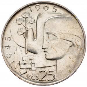 Czechoslovakia, 25 koruna 1965