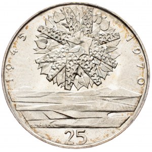 Czechoslovakia, 25 koruna 1970