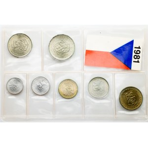 Czechoslovakia, Coins set 1981