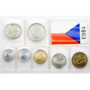 Czechoslovakia, Coins set 1983