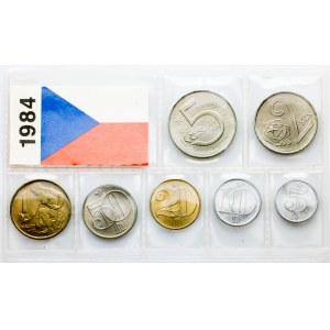 Czechoslovakia, Coins set 1984