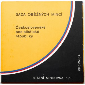 Czechoslovakia, Coins set 1986