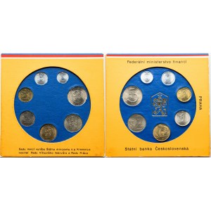 Czechoslovakia, Coins set 1986