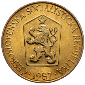 Czechoslovakia, 1 Koruna 1987