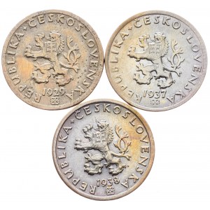 Czechoslovakia, 20 Haler 1929, 1937, 1938