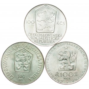 Czechoslovakia, 100 Korun 1980, 1981, 1984