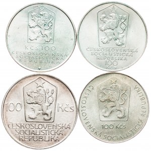 Czechoslovakia, 100 Korun 1981, 1982, 1983, 1986