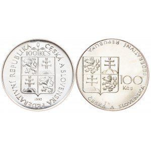 Czechoslovakia, 100 Korun 1990, 1992