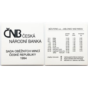 Czech Republic, Coins set 1994