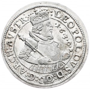 Archduke Leopold V., 10 Kreuzer 1630, Hall