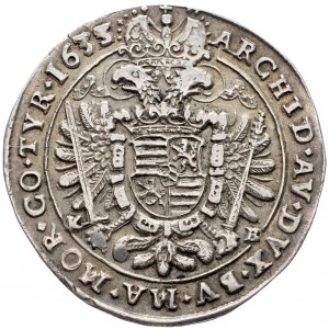 Ferdinand II., 1/2 Thaler 1633, Kremnitz