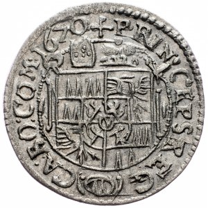 Olomouc, 3 Kreuzer 1670