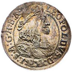 Leopold I., 3 Kreuzer 1672, Hall