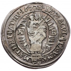 Leopold I., 6 Kreuzer 1677, Nagybanya