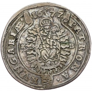 Leopold I., 15 Kreuzer 1677, Kremnitz