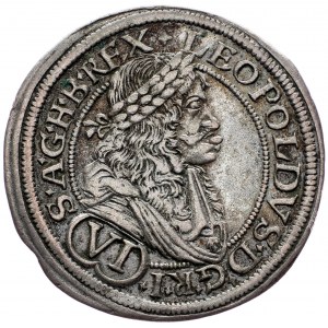 Leopold I., 6 Kreuzer 1681, Vienna