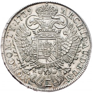 Charles VI., Thaler 1739, Kremnitz