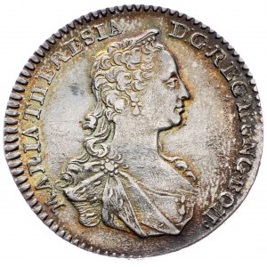 Maria Theresia, 1/4 Thaler 1742, Hall