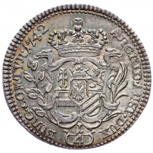 Maria Theresia, 1/4 Thaler 1742, Hall