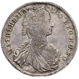 Maria Theresia, 1/2 Thaler 1745, Kremnitz